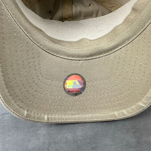 Vintage Deadstock NWT Cleveland Indians Khaki Annco Hat - Picture 6 of 8